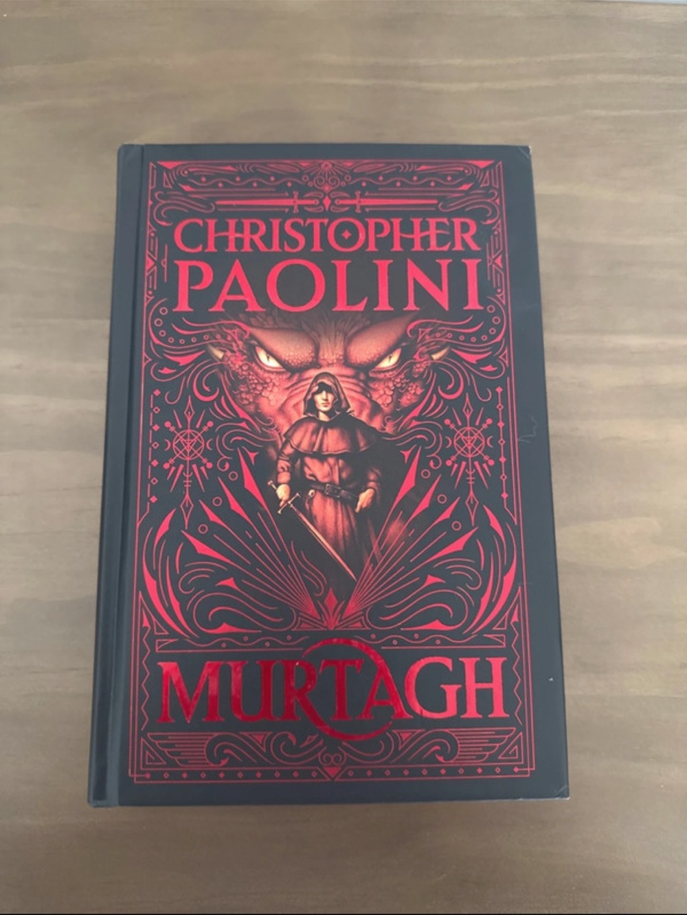 Barnes & Noble Black and Red 'Murtagh' Hardcover by Christopher Paolini